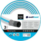 Cellfast BASIC tuinslang, Flexibel, 3-lagig, versterkt met garen van topkwaliteit, UV-bestendig, 3/4", 30m, 10-421