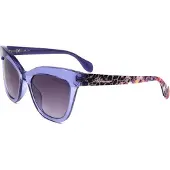 Blumarine Zonnebril SBM711 51/20/135 Glanzend Lavendel Plastic VROUW SBM711
