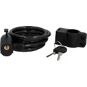 Fischer Fahrrad FISCHER 85849 Kabelslot voor fiets, lengte: 1.800 mm, zwart