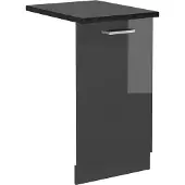 Vicco R-Line Vaatwasserfrontpaneel – 45 cm, WB Antraciet Antraciet Hoogglans