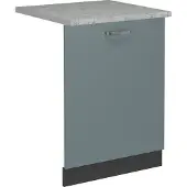 Vicco R-Line Vaatwasserfrontpaneel – 60 cm, WB Marmer Blauw-grijs