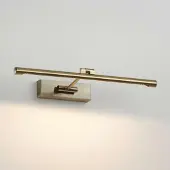 Astro Wandlamp boven de schilderijen: Goya 460 LED, 7,5 W, 2700 K, geborsteld messing, artikelnummer 1115012