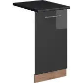 Vicco Fame-Line Vaatwasserfrontpaneel – 45 cm, WB Antraciet Antraciet Hoogglans