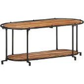 vidaXL Tv-meubel 100x42x40 cm massief acaciahout