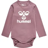 Hummel Rompertje/body 'Flips' pink / wit