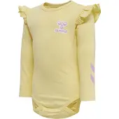 Hummel Romper l/s - hmlMIRABEL - Pale Banana - - 56 - Rompers Lange Mouw