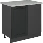 Vicco R-Line Hoekkast – 86 cm WB Marmer Antraciet landhuis