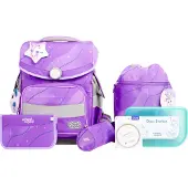 School-mood Timeless Pro Schooltas set 7-delig paars