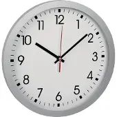 TFA - Analoge Wanduhr 60.3035.02 - silber