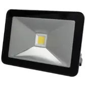 Perel Led bouwlamp | (10W, 750lm, 4000K, Zwart)