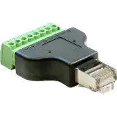 DeLOCK RJ45 naar schroefaansluiting adapter -