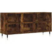 vidaXL Tv-meubel 103,5x30x50 cm bewerkt hout gerookt eikenkleurig