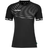 Kempa Wave 26 Short Sleeve T-shirt Zwart L Vrouw