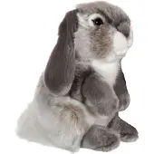 GIPSY TOYS LAPIN BELIER 18 CM - GRIS