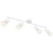 Globo Plafondlamp Xara I 4 Lichts Wit