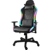 Deltaco PCH90 Gaming Stoel - Rug- en Nekkussens - RGB - Roze