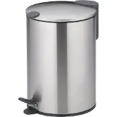 kela Pedaal Afvalemmer, 3 L, Mat Zilver - | Mats