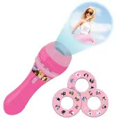 Barbie Projecteur à histoires et lampe torche Barbie