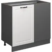 Vicco R-Line Hoekkast – 86 cm zonder werkblad Wit Landhuis