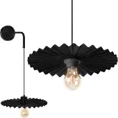Toolight Lampa Åšcienna Kinkiet APP1355-1W Black 30 Cm