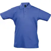 Sols Kinder Unisex Zomer II Pique Polo Shirt (Koningsblauw)