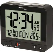 Techno Line WT 195 Wekker Zendergestuurd Zwart Alarmtijden 1
