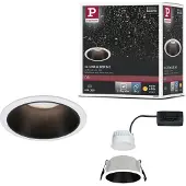 Paulmann 93401 Cole Coin Inbouwlamp LED 6 W Wit, Zwart
