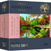 Trefl houten puzzel Central Park New York - 500+1 stukjes legpuzzel.