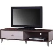 Poldimar Tv-meubel Rumbo 120cm - bruin/wit