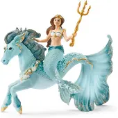 Schleich BAYALA - Zeemeermin Eyela op onderwaterpaard - Speelfiguur - Kinderspeelgoed voor Jongens en Meisjes - 5 tot 12 jaar - 70594