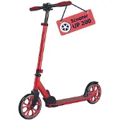 Hudora Scooter Up 200 - Stilvolle aluminium scooter met weinig geluid, geschikt voor gebruikers tot 100 kg - In hoogte verstelbare en inklapbare step - Vloeiende, trillingsvrije beweging