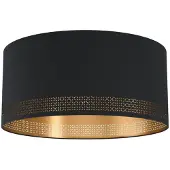 Eglo Plafondlamp Esteperra, dimbaar, zwart, Woon-/ Eetkamer, Textiel / Stof / Zijde, plafondlamp