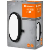 Ledvance 941001360, Buitenwandlamp, Zwart, ABS (acrylonitril-butadieen-styreen), Polycarbonaat (PC), IP54, Geschikt voor: Entree, Gevel, Klasse II