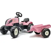 Falk Tractor Country Farmer Set Pink 2+