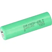Samsung 1 Stuk - Button Top - Samsung INR18650-25R 20A