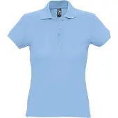Sols Dames/dames Passion Pique Poloshirt met korte mouwen (Hemelsblauw)