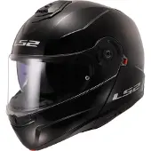 LS2 Helmets LS2 klaphelm, motorhelm, zwart, maat XS, artikelnummer 569081012XS