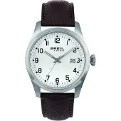 Breil Analoog horloge 'Classic' chocoladebruin / zilver / wit