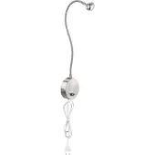 Globo Lighting Wandlamp, metaal, mat nikkel, LED