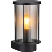 Globo Wall lamp Gracey smoke glass