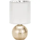 Strühm PERLO E14 tafellamp/nachtlamp, goud/wit