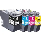 KMP Inktcartridge vervangt Brother LC-3219XLBK, LC-3219XLC, LC-3219XLM, LC-3219XLY Compatibel Combipack Zwart, Cyaan, Magenta, Geel B58VX 1537,4005