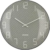 Nextime - 3299GS - Wandklok - 35cm - zwart - Shade