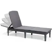 Keter Jaipur Ligstoel Dagbed met Kussens 58 x 187 x 29 cm
