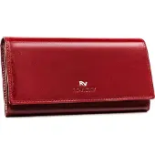 Rovicky Leren portemonnee RV-1680144-BCA-9435 Rood