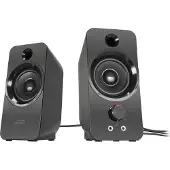 Speedlink DAROC-stereoluidspreker met USB-voeding, zwart, rode status-LED, draaiknop