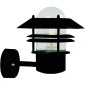 Nordlux Klassieke Buitenlamp Blokhus Zwart Up