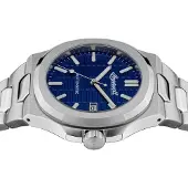 Ingersoll Analoog horloge 'Catalina' donkerblauw / zilver