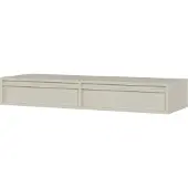 Selsey Evo - Hangende wastafel 110 cm - Zandbeige