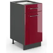 Vicco Fame-Line Keukenonderkast – 40 cm zonder werkblad Bordeauxrode hoogglans